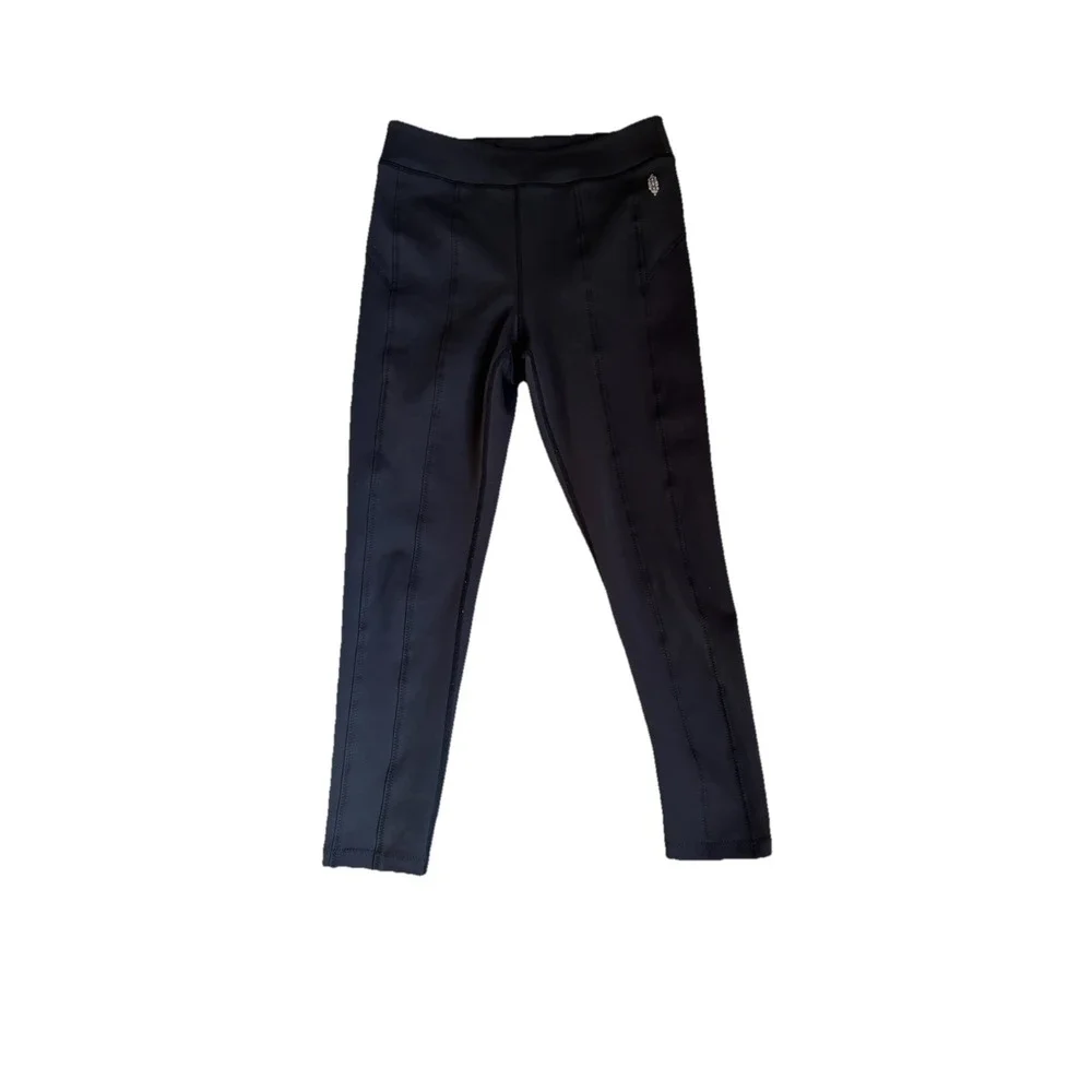 Free People Movement Pants Womens Small Compression ‎ Black Leggings Butter Soft